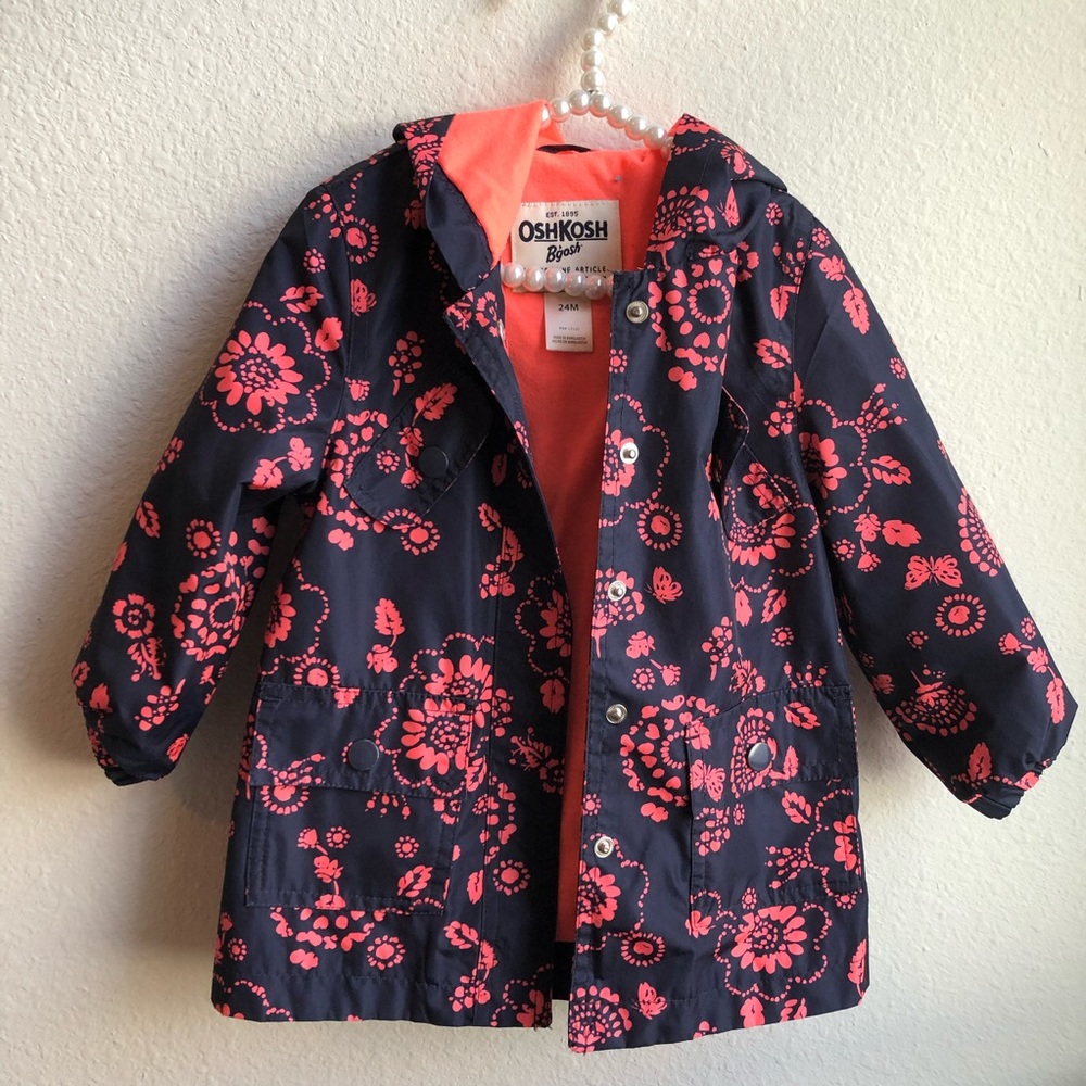 Lined rain coat